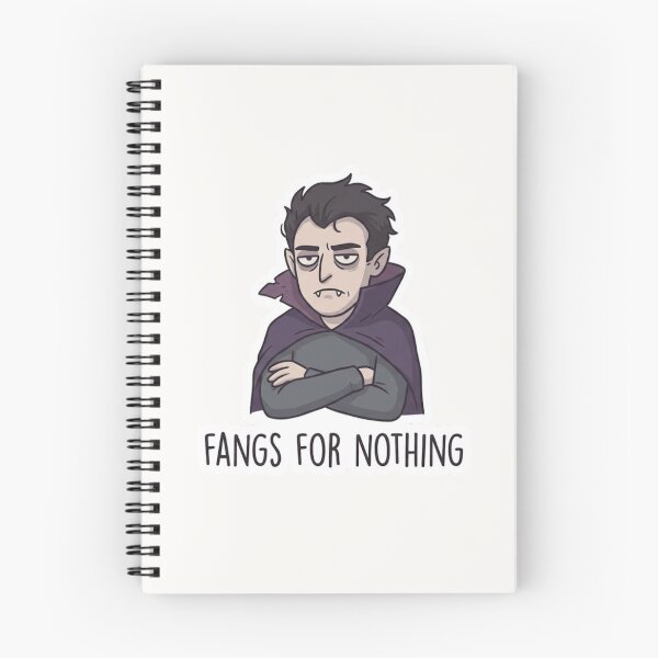 Item preview, Fangs for Nothing Halloween Vampire Sticker designed and sold by Cerys-GS.