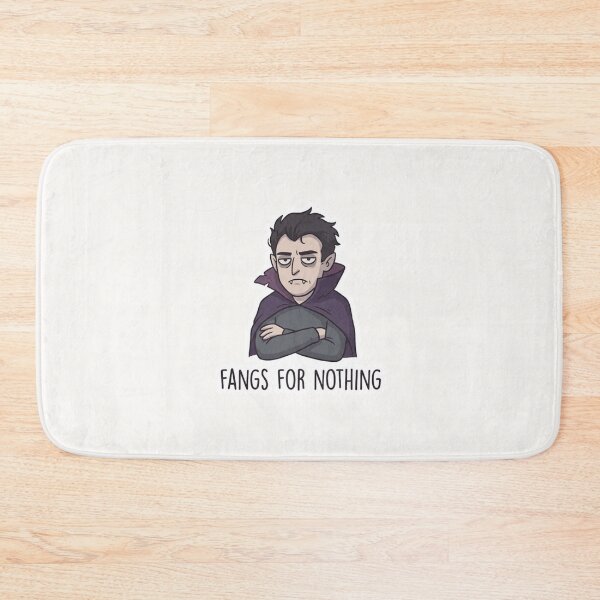 Item preview, Fangs for Nothing Halloween Vampire Sticker designed and sold by Cerys-GS.
