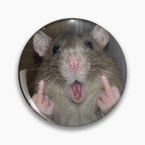 Item preview, A rat giving the finger  designed and sold by Ratcatdoggg.