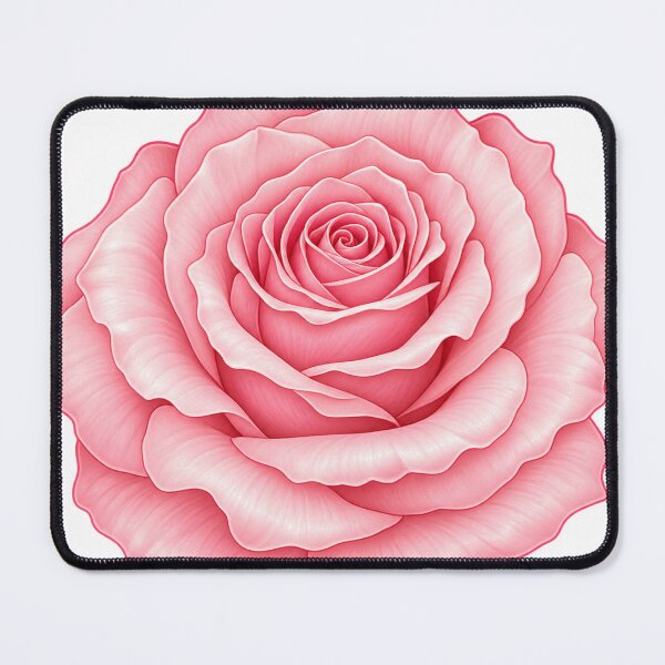Item preview, Pink Rose Flower Sticker | Romantic Floral Botanical Aesthetic | Elegant Rose designed and sold by StickyDelights.