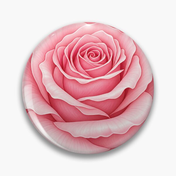Item preview, Pink Rose Flower Sticker | Romantic Floral Botanical Aesthetic | Elegant Rose designed and sold by StickyDelights.