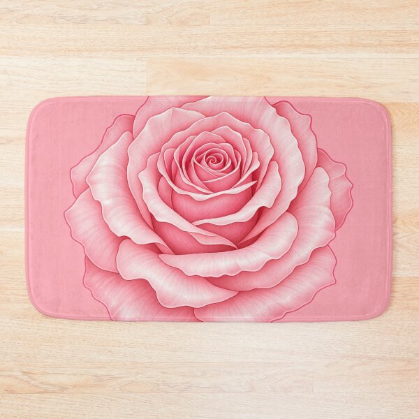 Item preview, Pink Rose Flower Sticker | Romantic Floral Botanical Aesthetic | Elegant Rose designed and sold by StickyDelights.