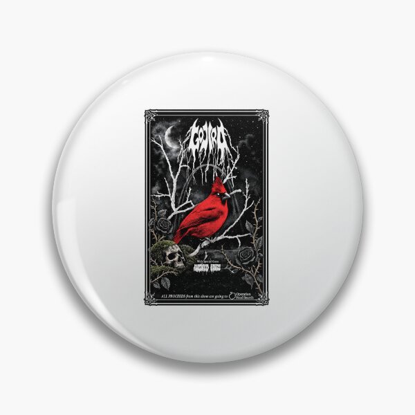 Item preview, Gojira St Louis Metal Concert Red Cardinal And Skull Dark Graphic designed and sold by YAWO-PAE.