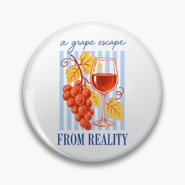 Item preview, Wine A Grape Escape From Reality designed and sold by LuminOrb.