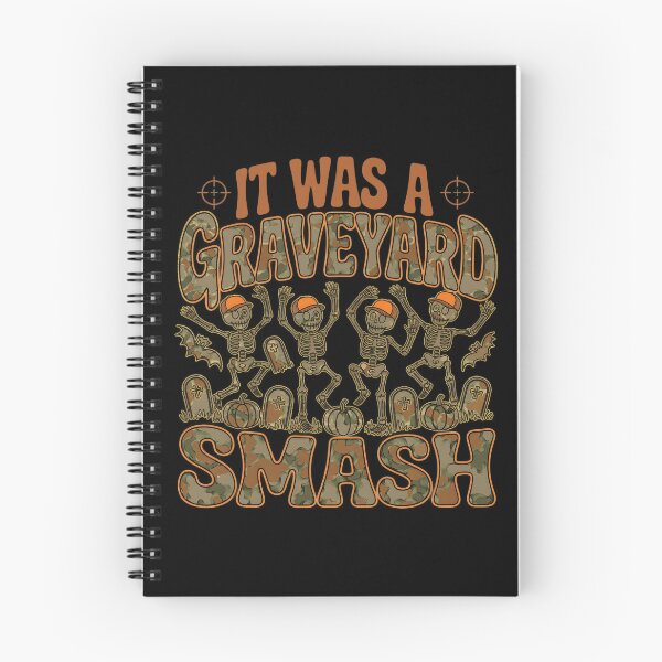 Item preview, Camo Halloween Graveyard Smash Skeletons designed and sold by KroghDs.