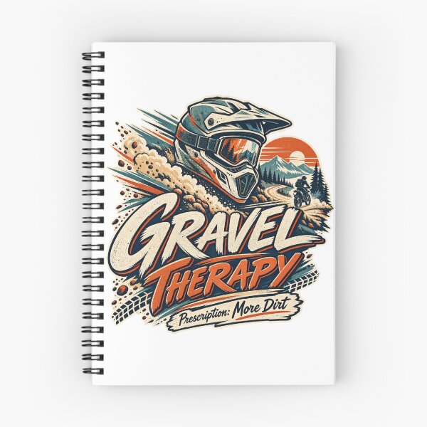Item preview, Gravel Therapy — Dual Sport Rider Gift designed and sold by TorqueTheoryLab.