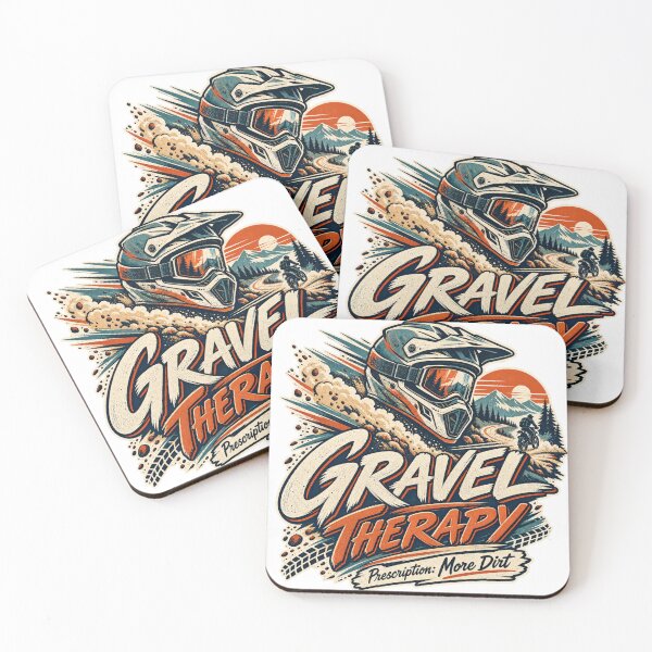 Item preview, Gravel Therapy — Dual Sport Rider Gift designed and sold by TorqueTheoryLab.