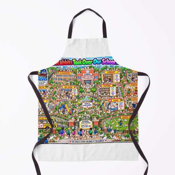 Item preview, One Million Rabbits Took Over School designed and sold by New Wave Artworks & Odds &Ends.