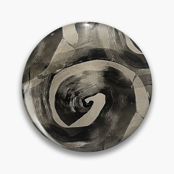 Item preview, Retro Circle Swirl in Black and Brown designed and sold by Artistestella.