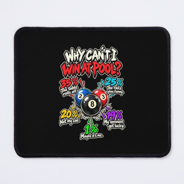 Item preview, Excuses Every Pool Player Knows designed and sold by diego75bcn.