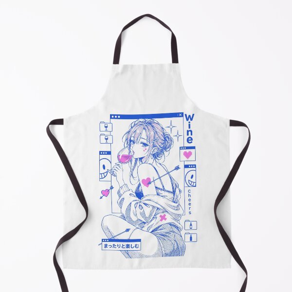 Item preview, Wine Lover Funny Wine Tasting Cheers Anime designed and sold by LuminOrb.