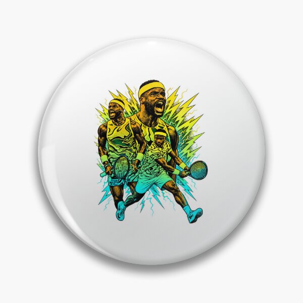 Item preview, Frances Tiafoe Big Foe Electric Neon Graphic designed and sold by YAWO-PAE.