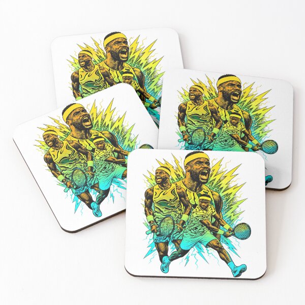 Item preview, Frances Tiafoe Big Foe Electric Neon Graphic designed and sold by YAWO-PAE.