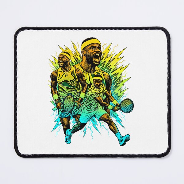 Item preview, Frances Tiafoe Big Foe Electric Neon Graphic designed and sold by YAWO-PAE.