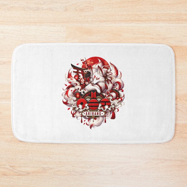 Item preview, BTS Arirang Comeback Vintage Inspired White Fox Spirit Fan Design designed and sold by Jack Millikin.