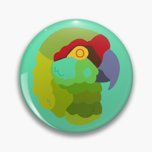 Item preview, CBS Sticker - Thick-billed Parrot designed and sold by ClumsyPillbug.