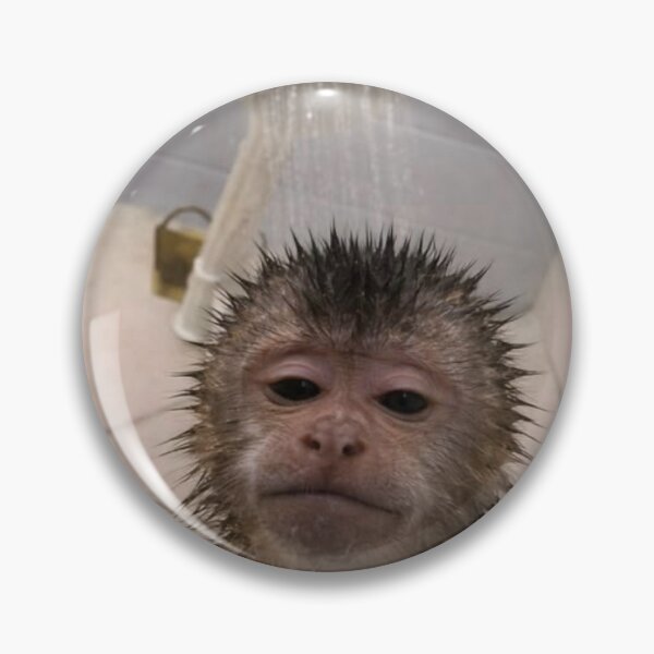 Item preview, Disappointed monkey in the shower  designed and sold by Ratcatdoggg.