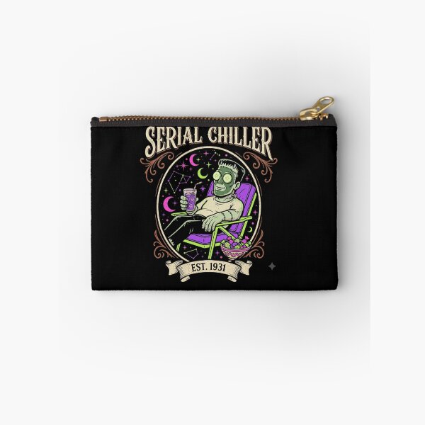 Item preview, Serial Chiller Frankenstein - Funny Retro Halloween designed and sold by Scribe2Vibe.