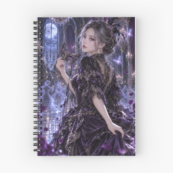 Item preview, Violet Ghost Masquerade – Moonlit Ballroom designed and sold by SEIMEI2025.