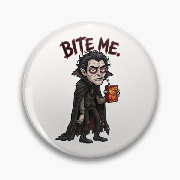 Item preview, Bite Me Vampire Halloween Sticker designed and sold by Cerys-GS.