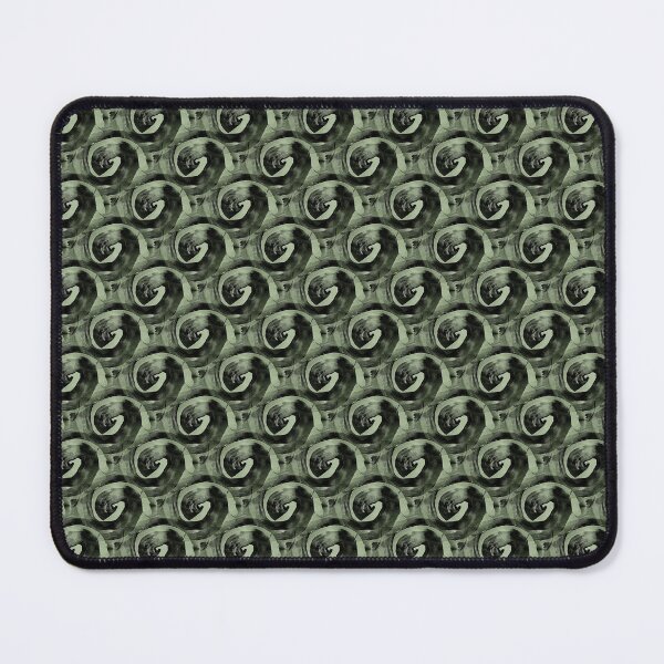Item preview, Retro Circle Swirl in Black and Green designed and sold by Artistestella.