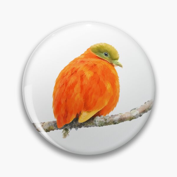 Item preview, Orange Fruit Dove (Ptilinopus victor) designed and sold by HOMETOWN86.