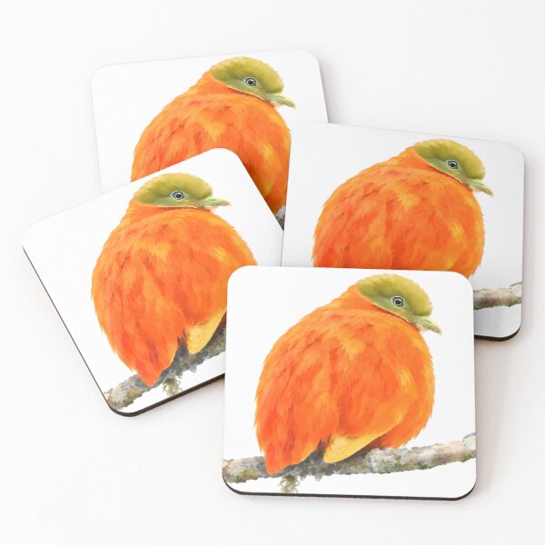 Item preview, Orange Fruit Dove (Ptilinopus victor) designed and sold by HOMETOWN86.