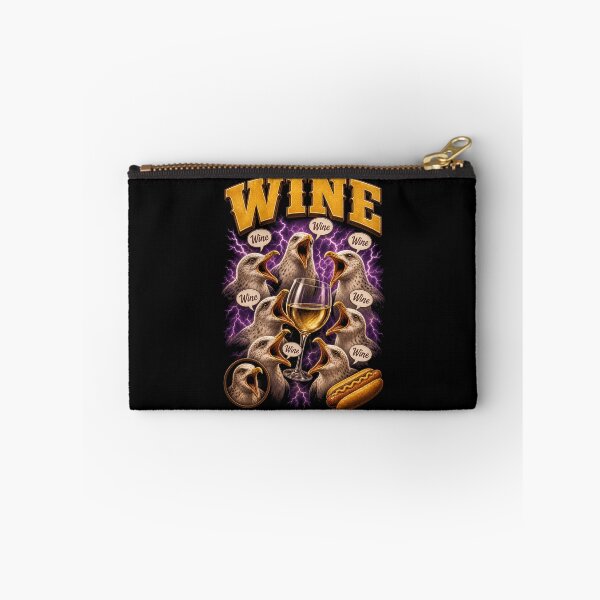 Item preview, seagulls screech Wine Lover Funny Wine Drinking designed and sold by LuminOrb.