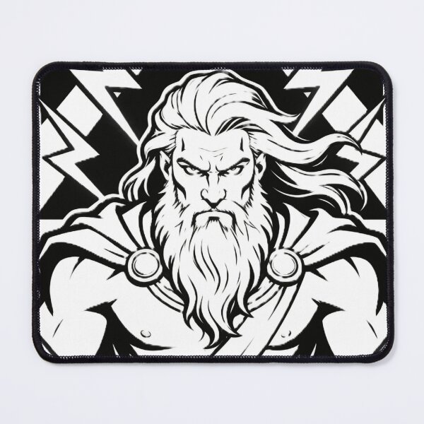 Item preview, Thunder God Mythological Tattoo Art designed and sold by GodsMonsterss.