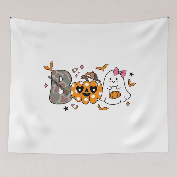Item preview, Hunting Halloween Boo Ghost Pumpkin Kids designed and sold by KroghDs.