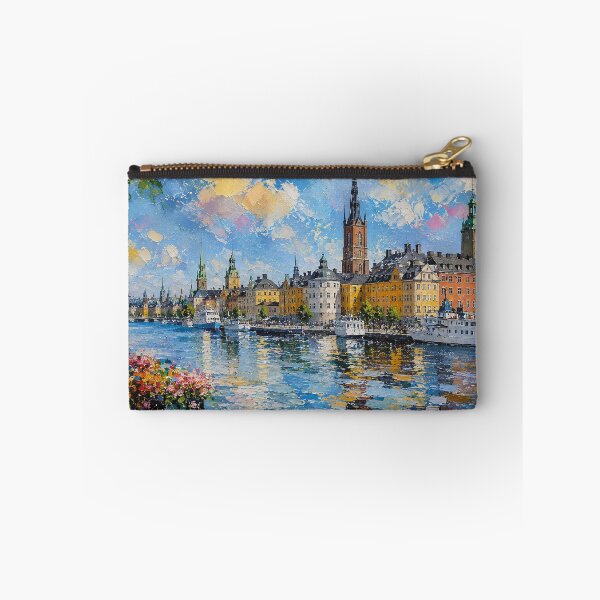 Item preview, Stockholm, Sweden – a painting of a summer day in this beautiful Scandinavian city. designed and sold by GalleryKauffeld.