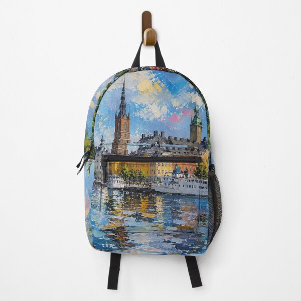Item preview, Stockholm, Sweden – a painting of a summer day in this beautiful Scandinavian city. designed and sold by GalleryKauffeld.