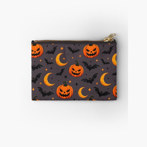 Item preview, Halloween Pumpkin, Bat and Crescent Moon Pattern designed and sold by TontikDesign.