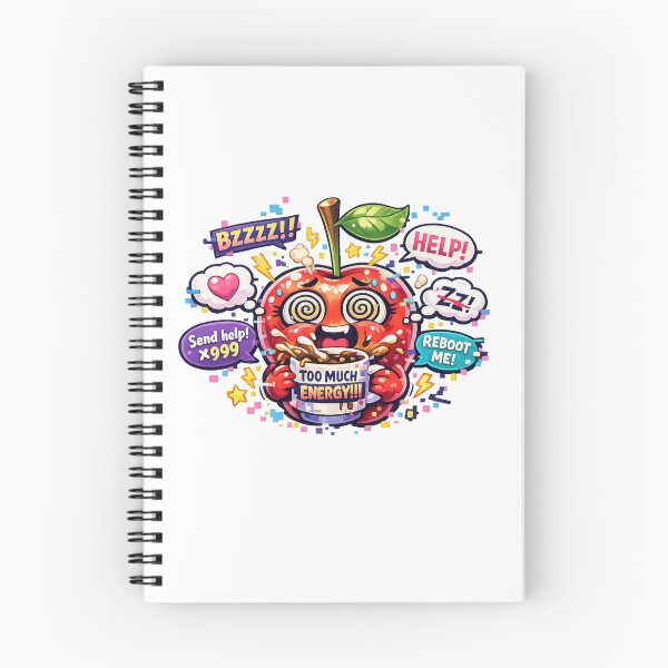 Item preview, Too Much Energy – Pastel Kawaii Apple Hyper Mode  designed and sold by Sommium .