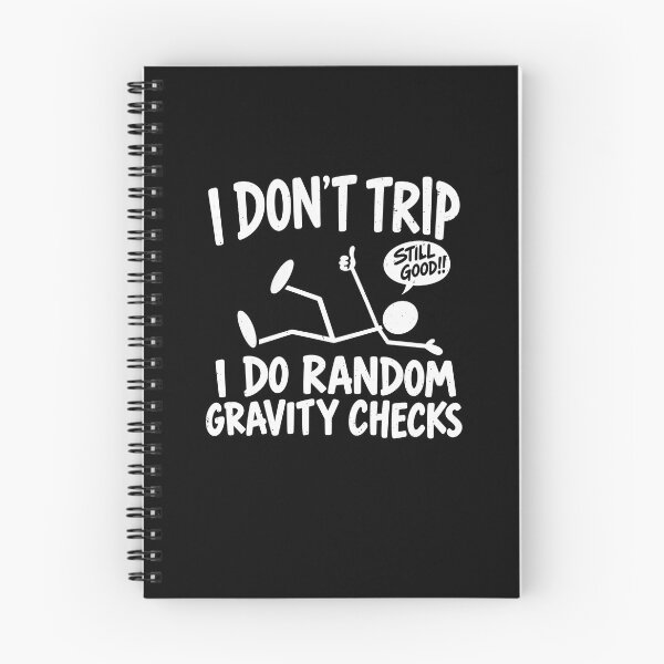 Item preview, Funny Random Gravity Checks Falling Humor Art designed and sold by elderberry.