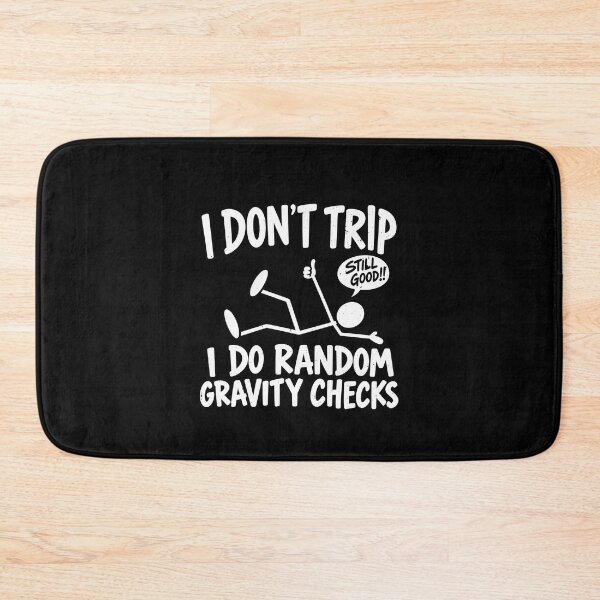 Item preview, Funny Random Gravity Checks Falling Humor Art designed and sold by elderberry.