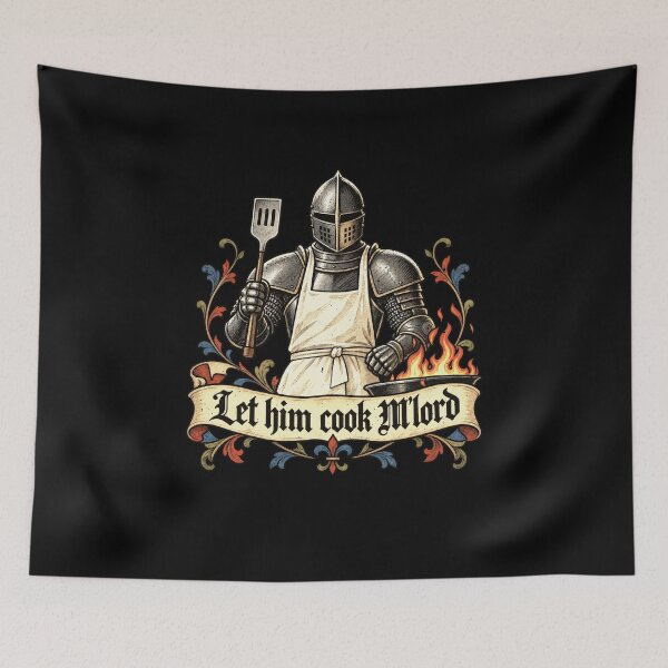 Item preview, Let Him Cook Milord Cooking Knight designed and sold by elderberry.