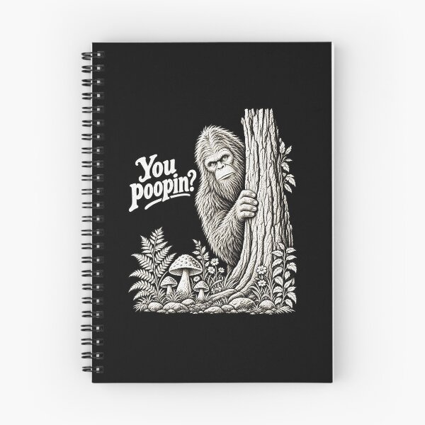 Item preview, Funny You poopin? Big foot Bathroom Humor Art designed and sold by elderberry.