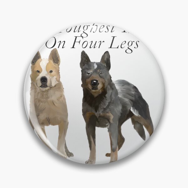 Item preview, Australian Cattle Dogs Illustration - Energetic and Loyal Herding Dog Art designed and sold by kevinmonebiang.