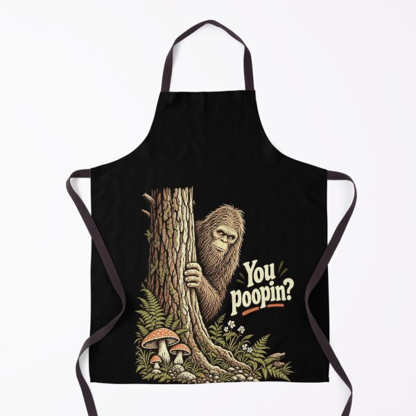 Item preview, You Poopin? Funny Bigfoot Forest Joke designed and sold by elderberry.