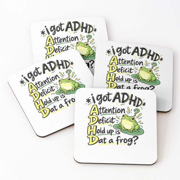 Item preview, ADHD Hold Up Is Dat A Frog Humor designed and sold by elderberry.