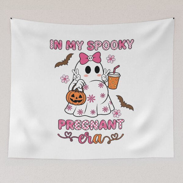 Item preview, In My Spooky Pregnant Era Halloween Ghost designed and sold by KroghDs.