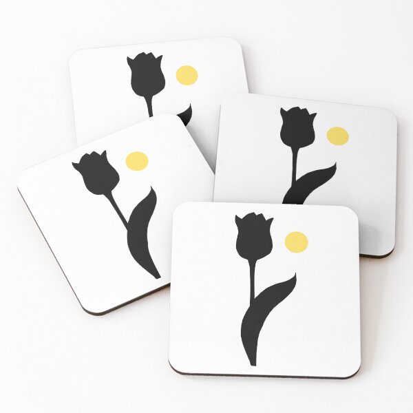 Item preview, Black Tulip Flower And Sun designed and sold by PublicArtDesign.
