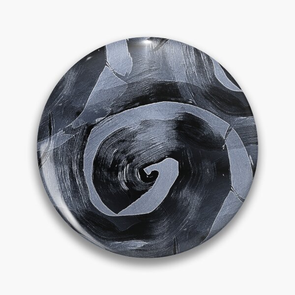 Item preview, Retro Circle Swirl in Black and Blue designed and sold by Artistestella.