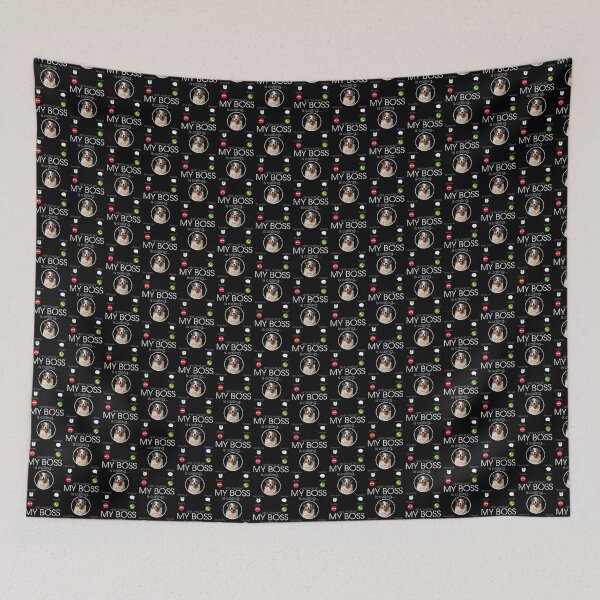 Item preview, Australian Shepherd Dog Lover Design Featuring 'My Boss' Text designed and sold by kevinmonebiang.