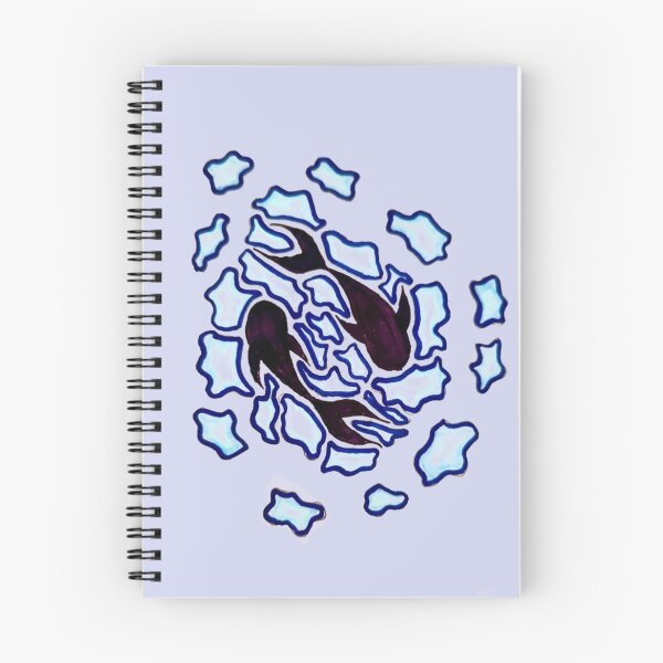 Item preview, Abstract blue koi fish designed and sold by Oasis-studios.