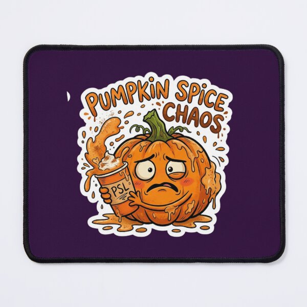 Item preview, Pumpkin Spice Chaos Halloween Pumpkin Sticker designed and sold by Cerys-GS.