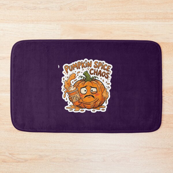 Item preview, Pumpkin Spice Chaos Halloween Pumpkin Sticker designed and sold by Cerys-GS.