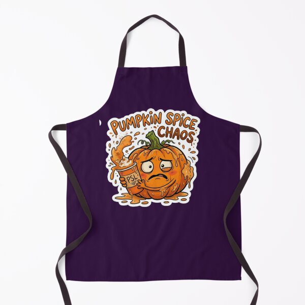 Item preview, Pumpkin Spice Chaos Halloween Pumpkin Sticker designed and sold by Cerys-GS.