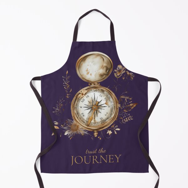 Item preview, Trust the Journey – Vintage Compass Floral Design designed and sold by InnerFaith.